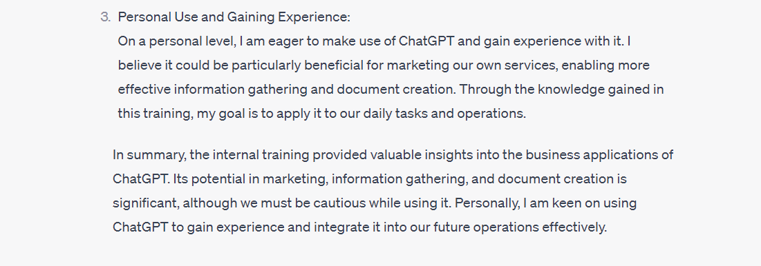 ChatGPTを用いた翻訳例