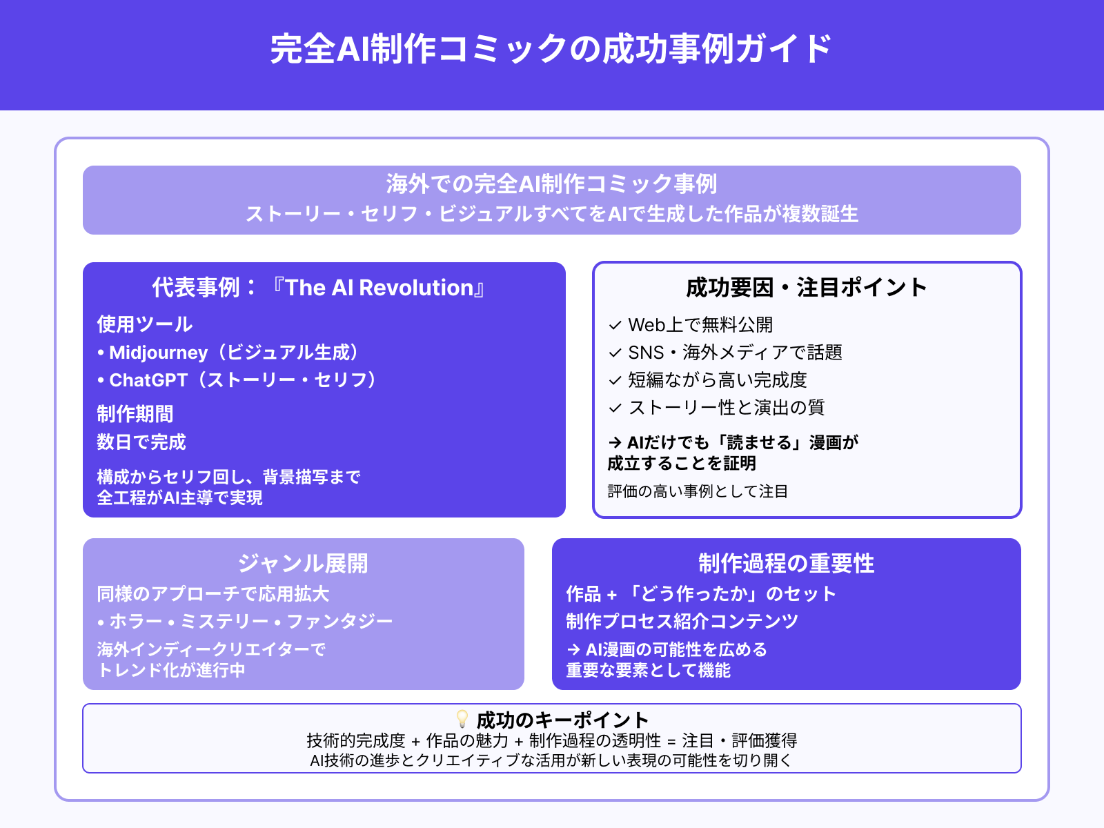 海外発・完全AI制作のデジタルコミック事例