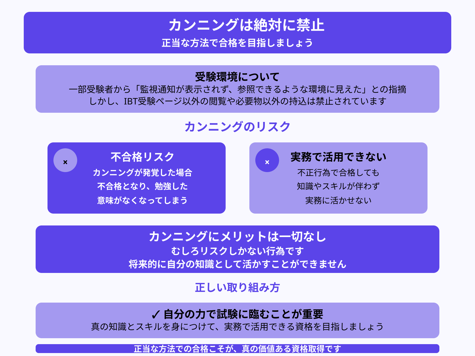 試験でカンニングできるって噂は本当？